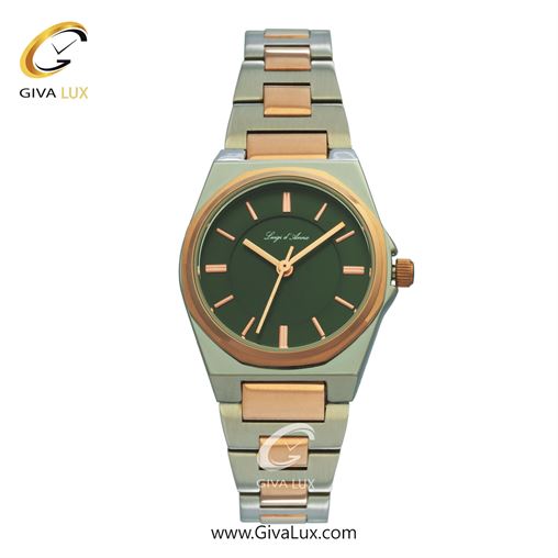 ساعت مچی اورجینال زنانه LdA | لوئیجی د آنا | Luigi d'Ana رزگلد-نقره ای | رزگلد-نقره ای| سبز یشمی تیره| کد رفرنس 2441